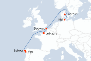 Itinéraire : Europe du Nord & Atlantique NE