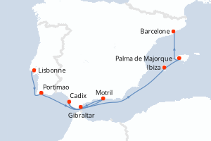 Itinéraire : Méditerranée & mers adjacentes