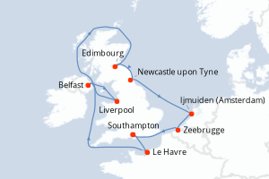 Itinéraire : Europe du Nord & Atlantique NE