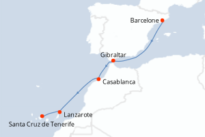 Itinéraire : Europe du Nord & Atlantique NE