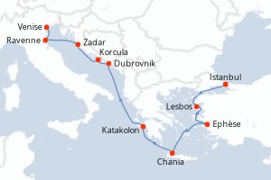 Itinéraire : Méditerranée & mers adjacentes
