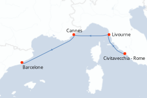 Itinéraire : Méditerranée & mers adjacentes