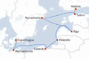 Itinéraire : Europe du Nord & Atlantique NE