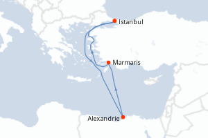 Itinéraire : Méditerranée & mers adjacentes