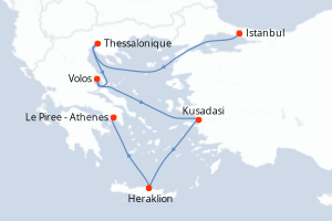 Itinéraire : Méditerranée & mers adjacentes