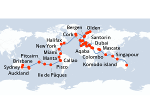 Croisi res Tour  Du Monde  avec Princess  Cruises Tarifs et 