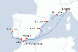 GPS Globe - Carte touristique de l'Espagne / Portugal au 1 : 900 000