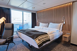 MS Roald Amundsen - Cabine balcon