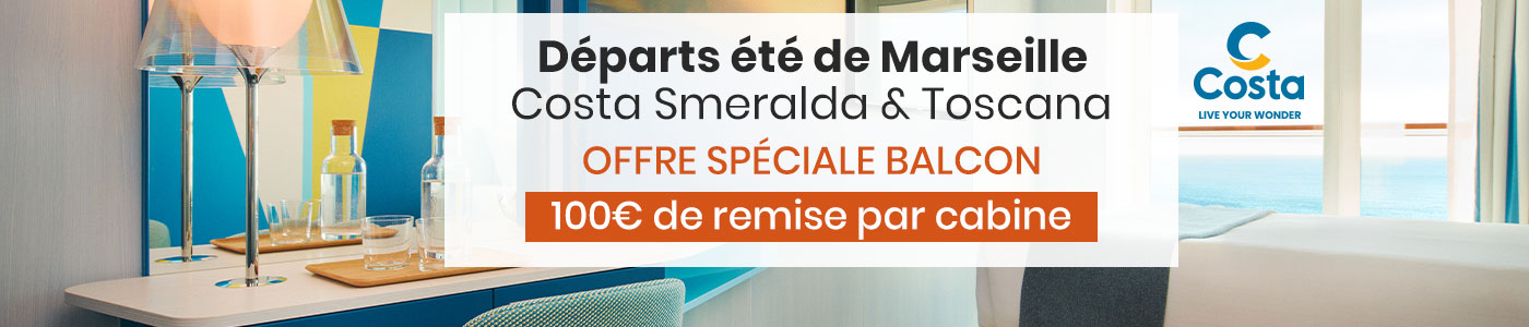  Croisières Costa Croisières 2024 - 2025 : Offres et promos, itinéraires Bildidee 
